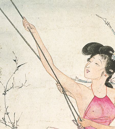 大宁-胡也佛的仕女画和最知名的金瓶梅秘戏图